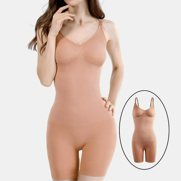 Body elástico de cuerpo completo para mujer que adelgaza las fajas del  pecho Piel oscura XL 2XL Hugo Talladora de cuerpo completo para mujer