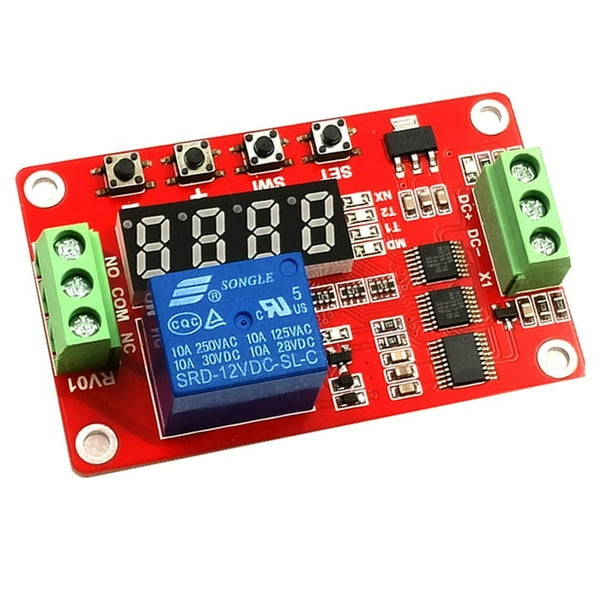 12 voltios temporizador automático relé de retardo 24v dc relé 12