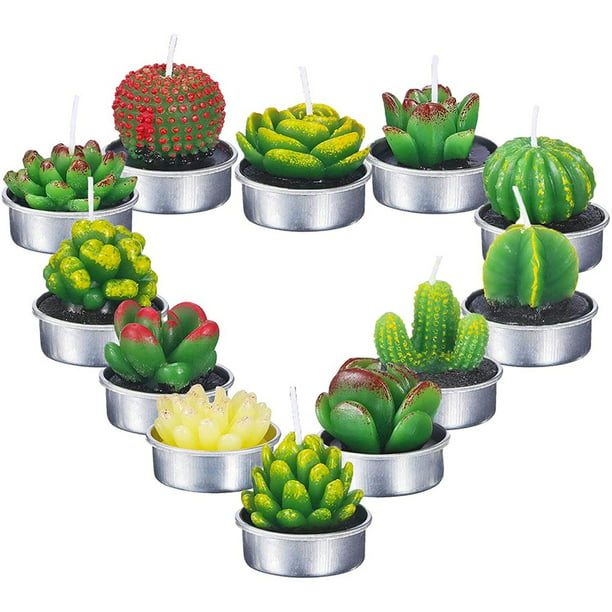 Plantas Suculentas Artificiales Vela De Cactus Para La Fiesta De Cumpleaños  Fiesta De Bodas Decoración De Vacaciones Decoración Del Hogar Y200531 De  11,13 €