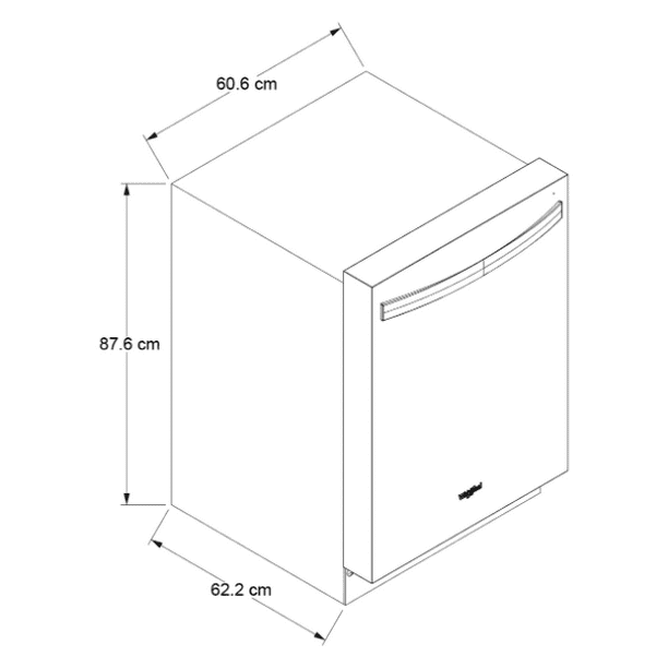 Lavavajillas Whirlpool 13 servicios Negro WDT750SAKV