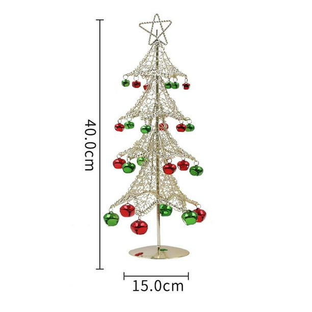 Cascabeles de Metal de hierro para decoración de árbol de Navidad, cascabeles  grandes pintados, adornos de Navidad, 4 piezas - AliExpress
