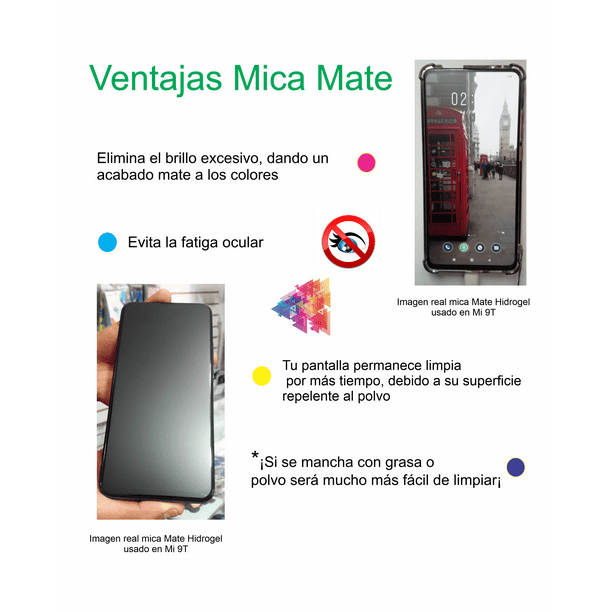 Xiaomi Redmi Note 13 Hidrogel Mate Protector de Pantalla Mica