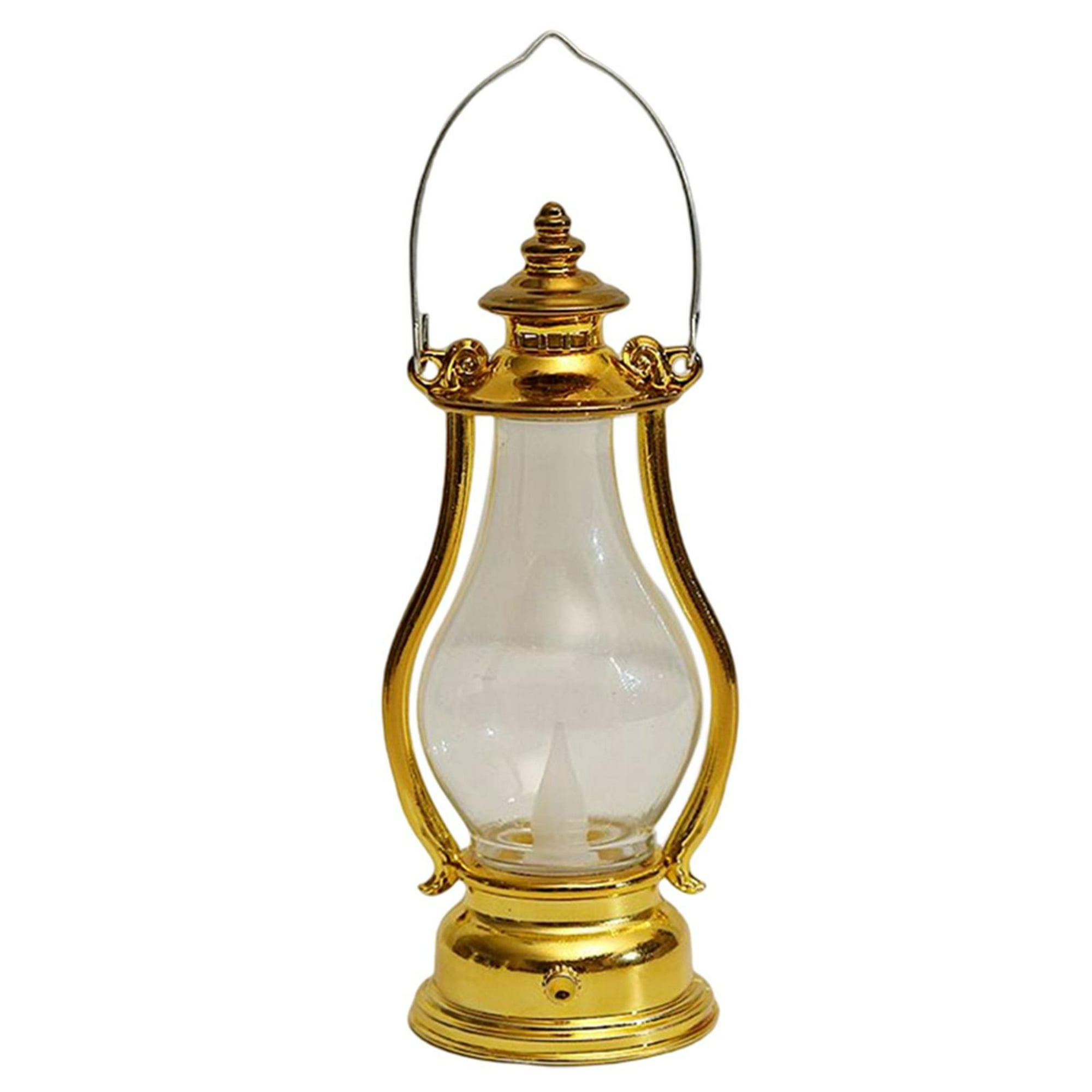 Lámpara De Aceite De Linterna Eléctrica Antigua Con A