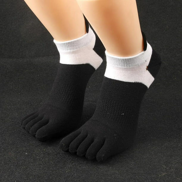2x Calcetines de suave todos los punta Calcetines s invisibles para botas  Calcetines Medias Hugo Calcetines Five Fingers