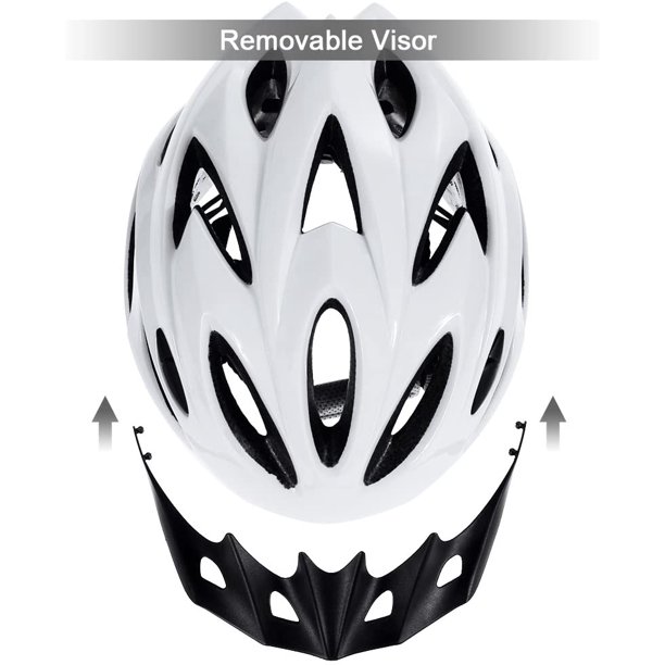 Cascos de bicicleta para hombres – Casco de bicicleta para adultos – Casco  de ciclismo certificado ligero cómodo ajustable con visera desmontable para