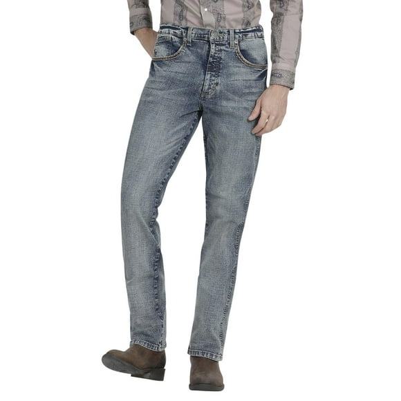 jeans vaquero hombre wrangler slim boot 056 azul 28 wrangler
