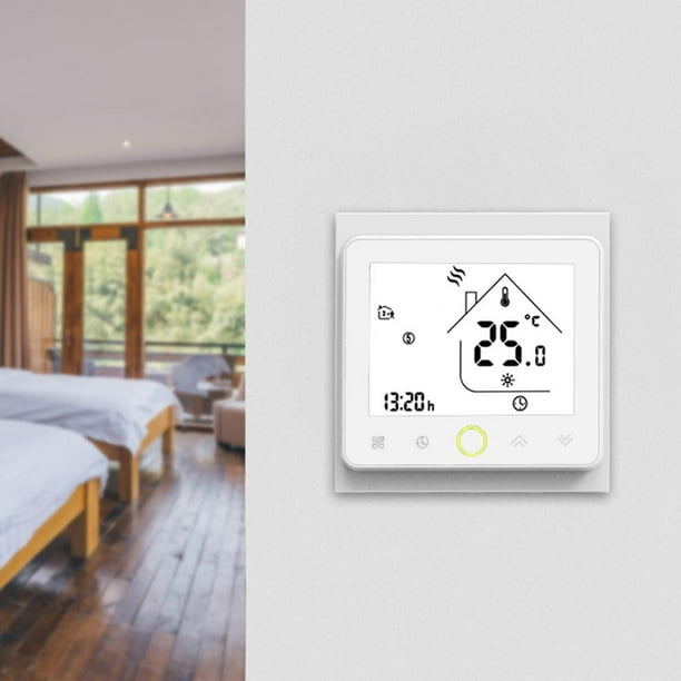 Moes Wifi Controlador de temperatura del termostato inteligente para agua /  calefacción eléctrica por suelo radiante Caldera de agua / gas Zigbee Alexa  Google Home