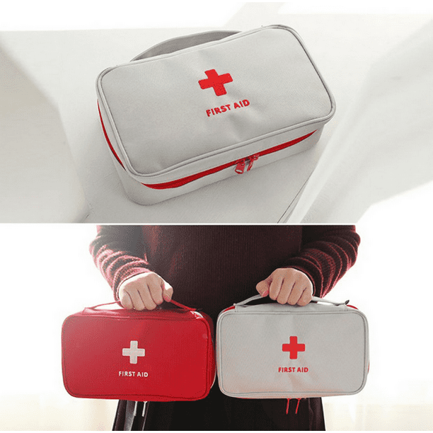  BESPORTBLE Kit de medicina de viaje Mini botiquín de primeros  auxilios Kit de medicina de viaje Bolsas de medicina para el hogar Bolsa de  medicina con cremallera Bolsas de primeros auxilios
