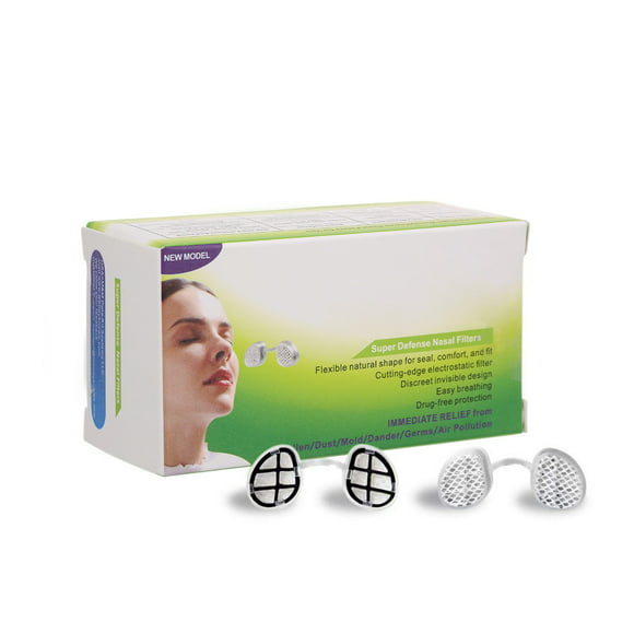 los filtros nasales super defense reducen la alergia al moho de la caspa del polvo del polen yeacher filtros nasales