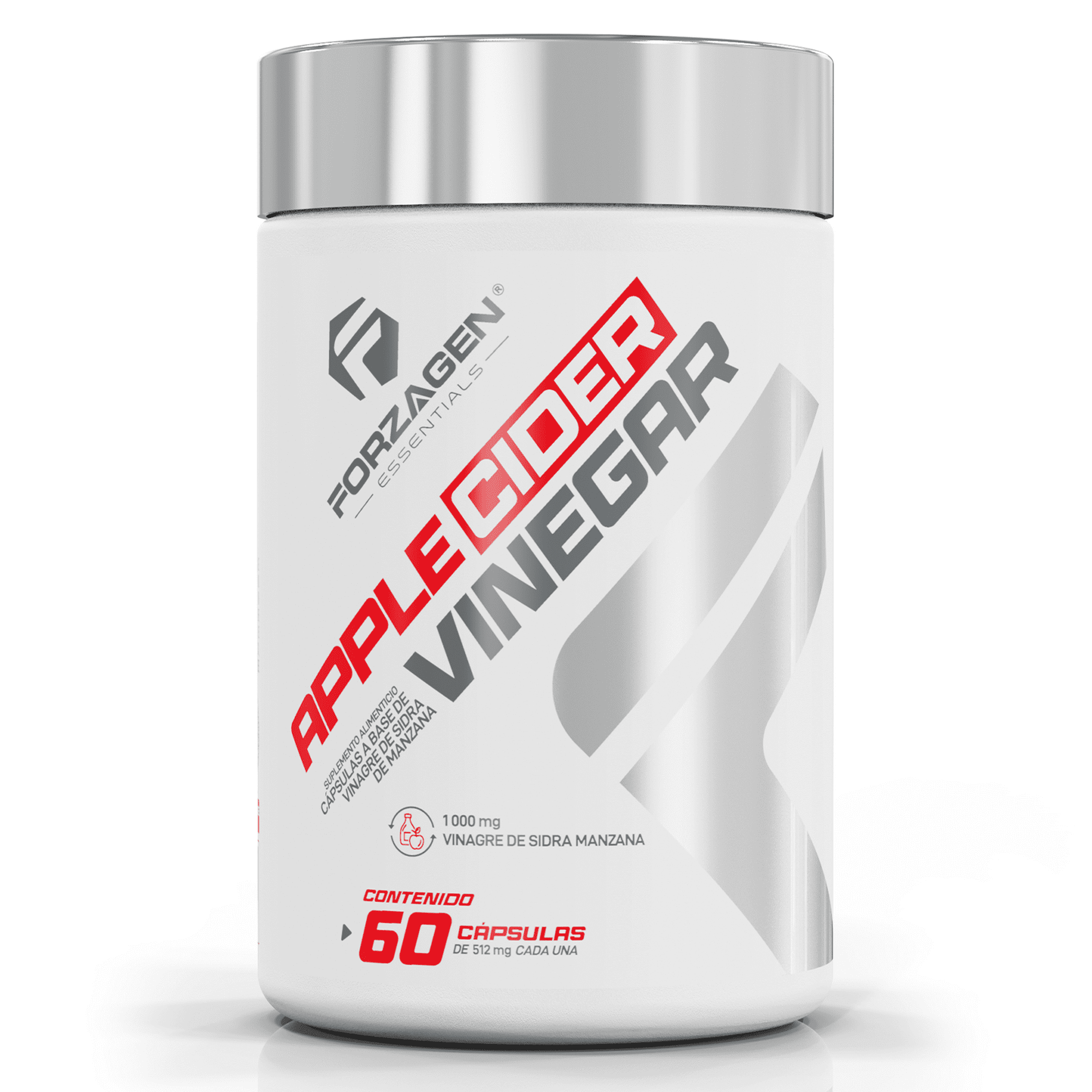 Vinagre de sidra de manzana forzagen essentials apple cider vinegar 60 capsulas forzagen apple cider vinegar