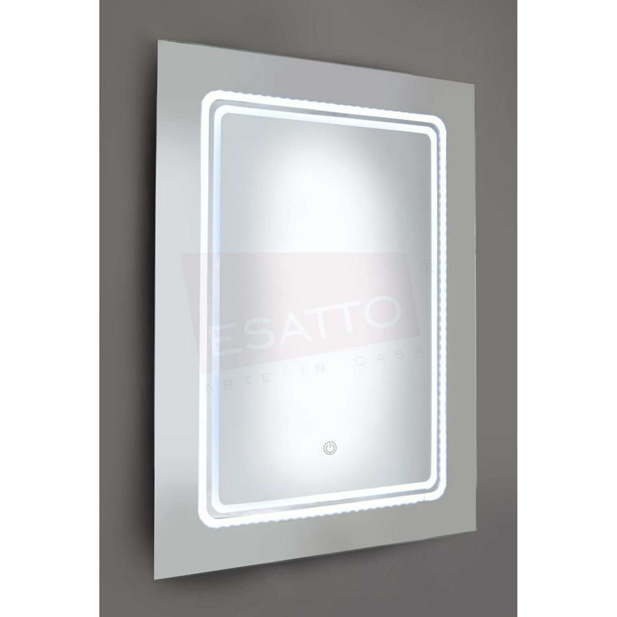 Espejo led touch Bluetooth rectangular horizontal 80 x 60 cms ES-002, Esatto