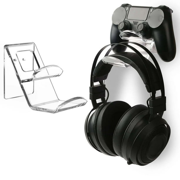 Comprar Soporte para auriculares, gancho para colgar auriculares con cinta  adhesiva para escritorio, PC, Monitor, accesorios para auriculares