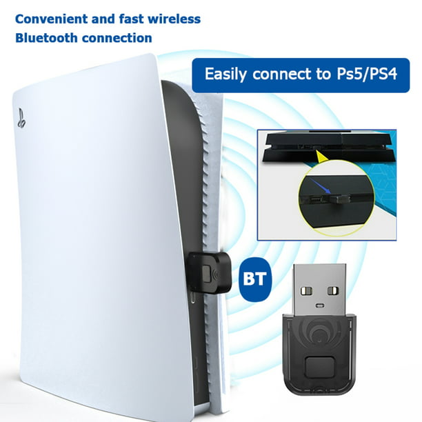 Adaptador Bluetooth Usb Dongle para Ps4 Gamepad Consola Receptor  inalámbrico Transmisor para auriculares Ps5
