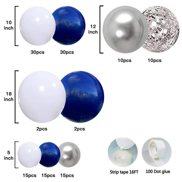 Kit de arco de globos azul marino – 133 kit de arco de globos de