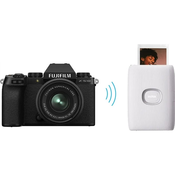 Fujifilm Impresora Instax Mini Link 2 para smartphone, color blanco arcilla