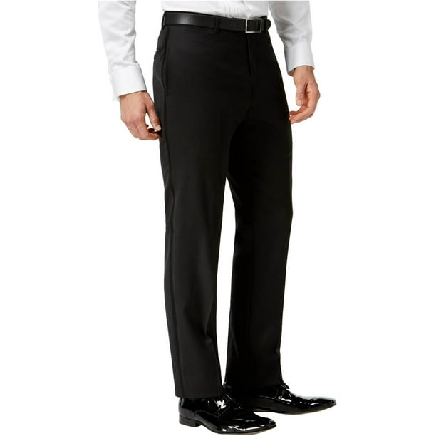 Tommy Hilfiger - Pantalones de vestir hombre con ribete de esmoquin, color negro, 31 W x 32 L pantalones | Walmart en línea