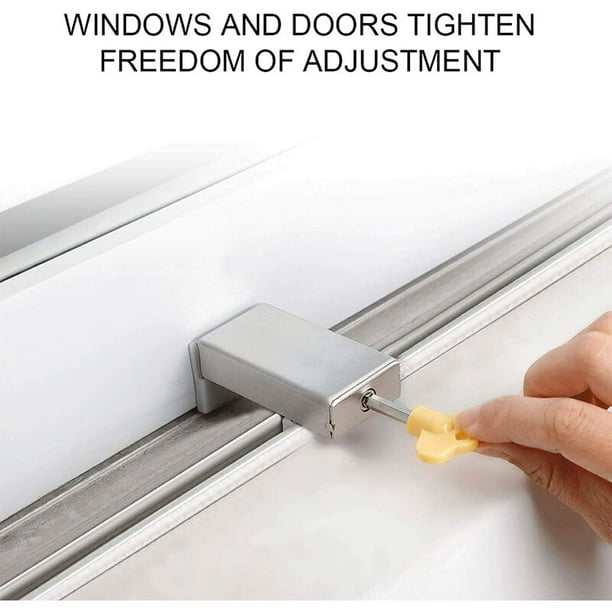 Pestillo de ventana corredera, aleación de aluminio ajustable, cerradura de  ventana para ni?os, cerradura de puerta corredera para ventanas o puertas