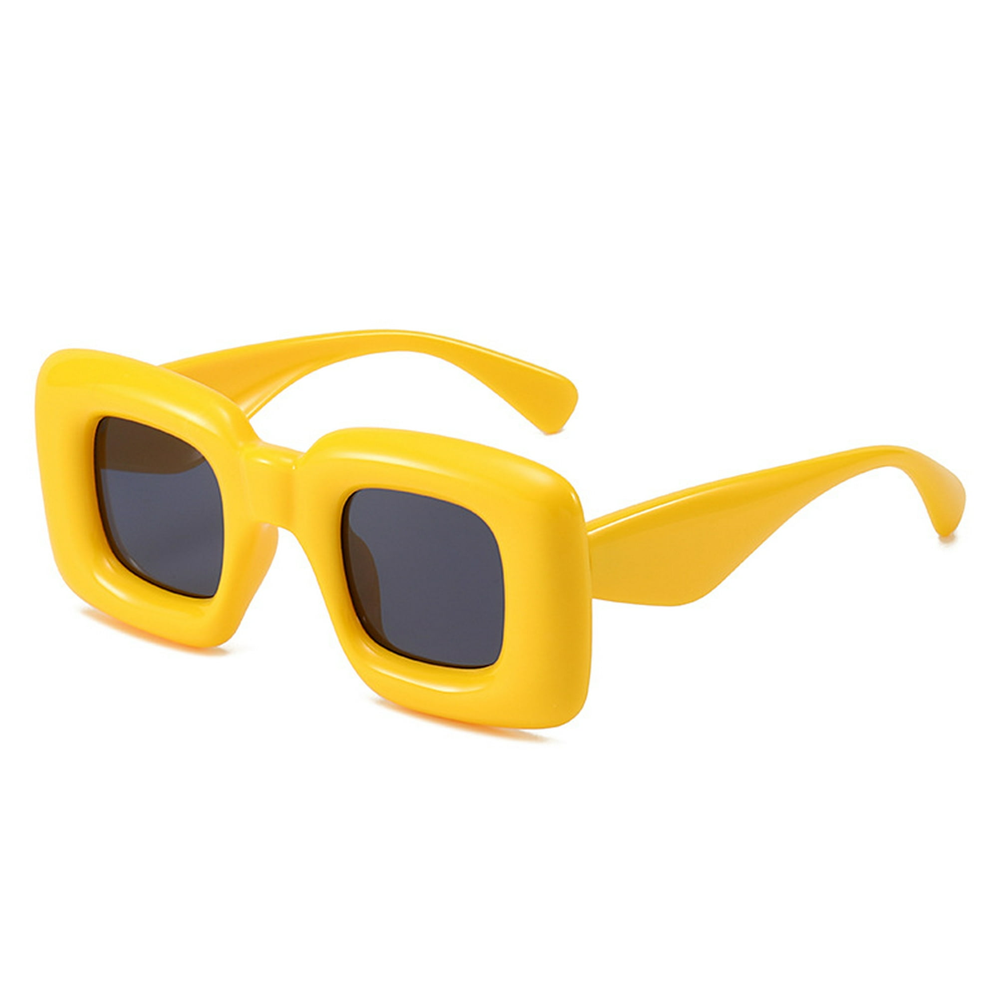 Gafas de sol amarillas, gafas de sol amarillas, gafas de sol amarillas  modernas, gafas de sol amarillas de gran tamaño, Retro, Unisex.., Amarillo