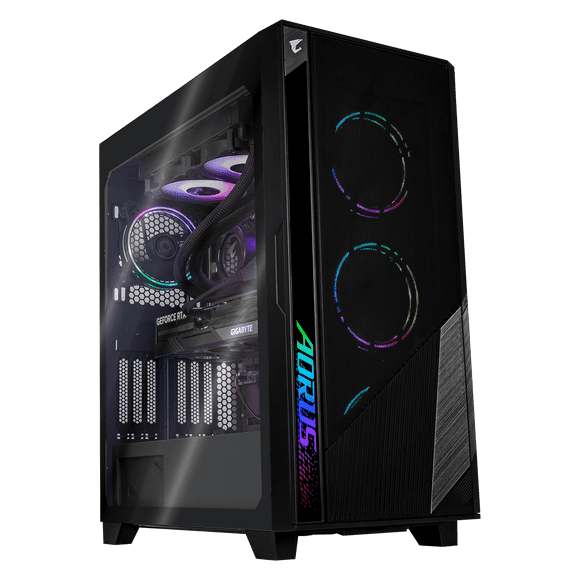 xtreme pc gaming aorus geforce rtx 4070 ti super amd ryzen 9 7900x 64gb ddr5 ssd 2tb 5tb sistema liq negro