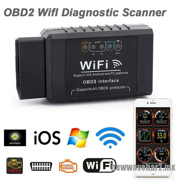 Escáner automotriz OBD2 Bluetooth* para Android Steren