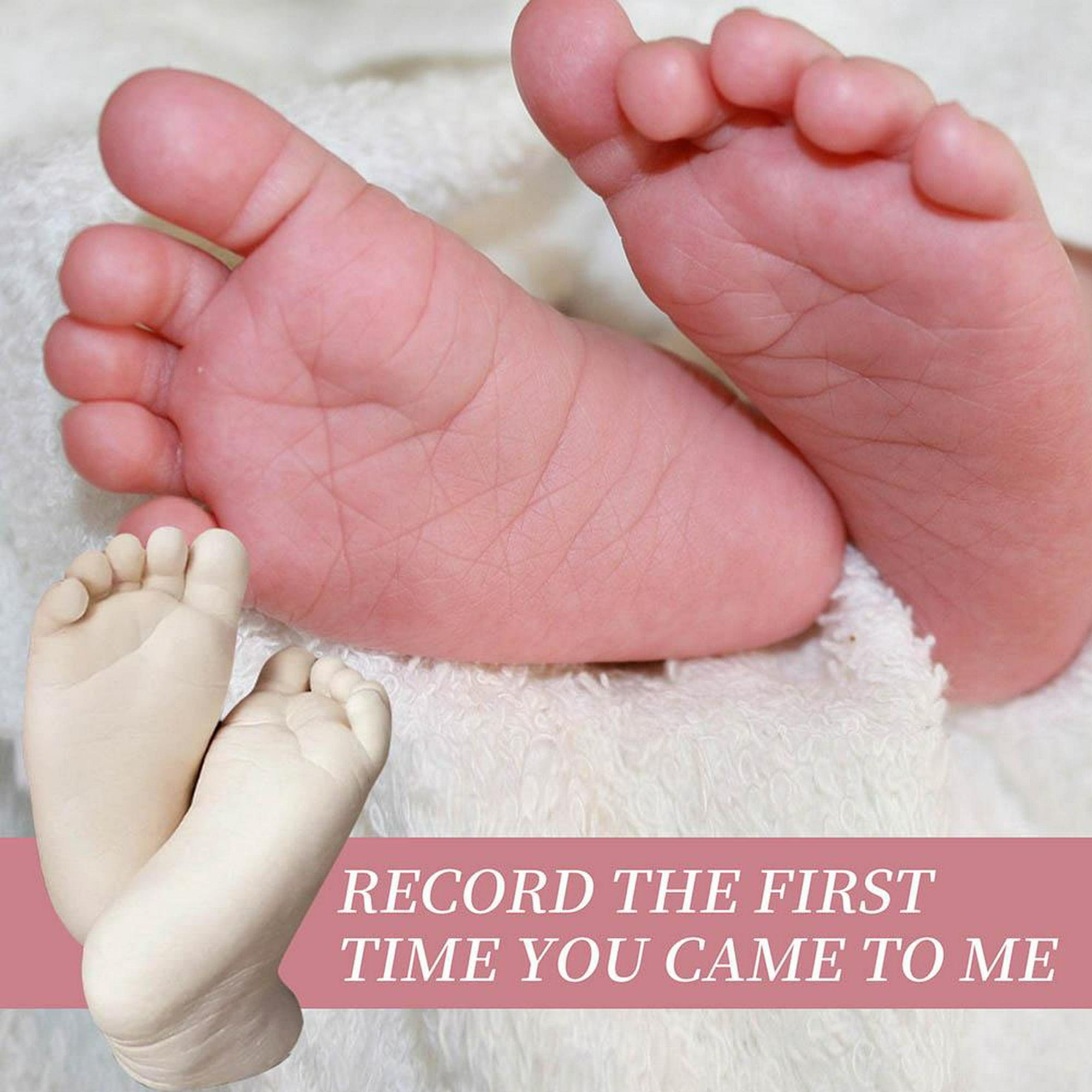 Kit de fundición de manos para parejas, molde 3D para manos, molde de yeso  para bebé, moldes de impresión de pie de mano para recuerdo de bebé