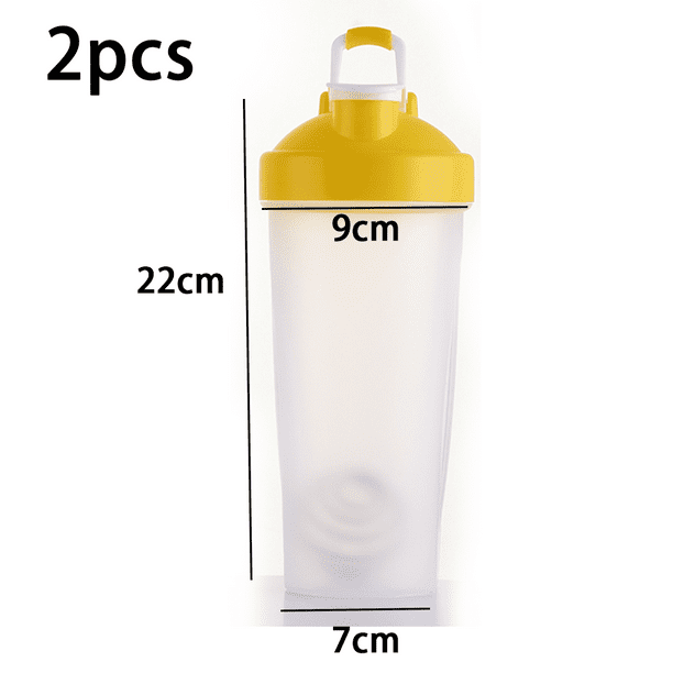 Botella plástica de batido de proteínas para batidos y batidos de reemplazo  de comidas, bebidas, mezcla de ensaladas Ofspeizc CPB-DE-WX763-3