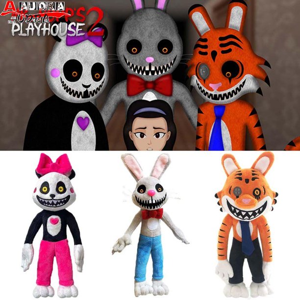 AUDRA Mr Hopps Playhouses 2 Muñecas Algodón Niños Regalos Animales Juguetes  Conejo Almohada Hopping Juego De Terror Plushie Gao Jiahui unisex