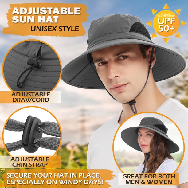 Sombrero para El Sol para Hombres/Mujeres, Impermeable De ala