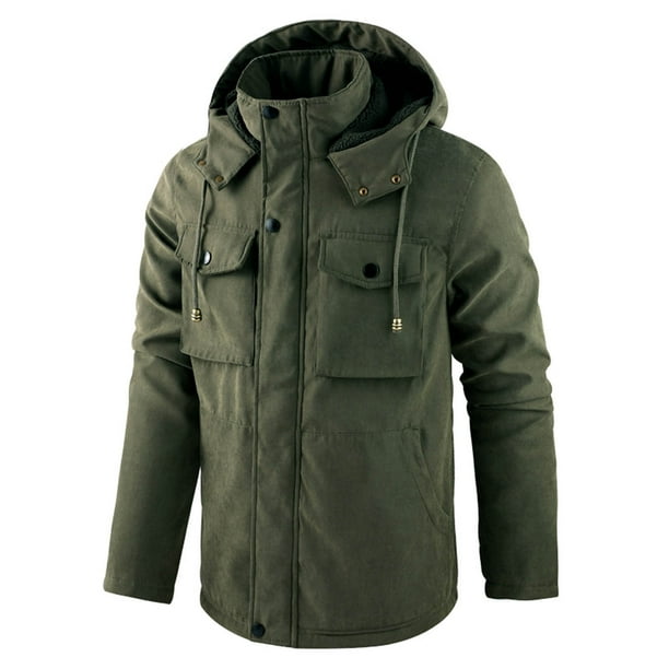 Abrigo de lana de doble botonadura para hombre, chaquetas largas  informales, gabardina con cuello vuelto, Color sólido, moda Vintage,  Invierno