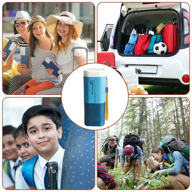 Caja de cepillos de dientes, vaso portátil de plástico para cepillo de  dientes, simple y duradero para escuela, camping, baño para viajes, viajes  de