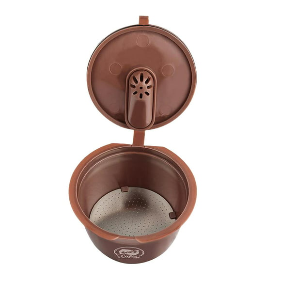 taza de filtro de cápsu de café recargable y reutilizable para el hogar para cafetera  cápsu de cápsu de café con función de espuma fác marrón baoblaze cápsula de café reutilizable