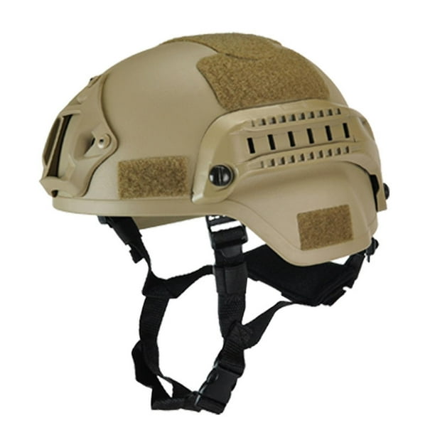 Casco táctico rápido, casco de Airsoft de cara completa, luz de señal de  supervivencia, montaje de casco L4G24 y máscara transpirable, para Airsoft