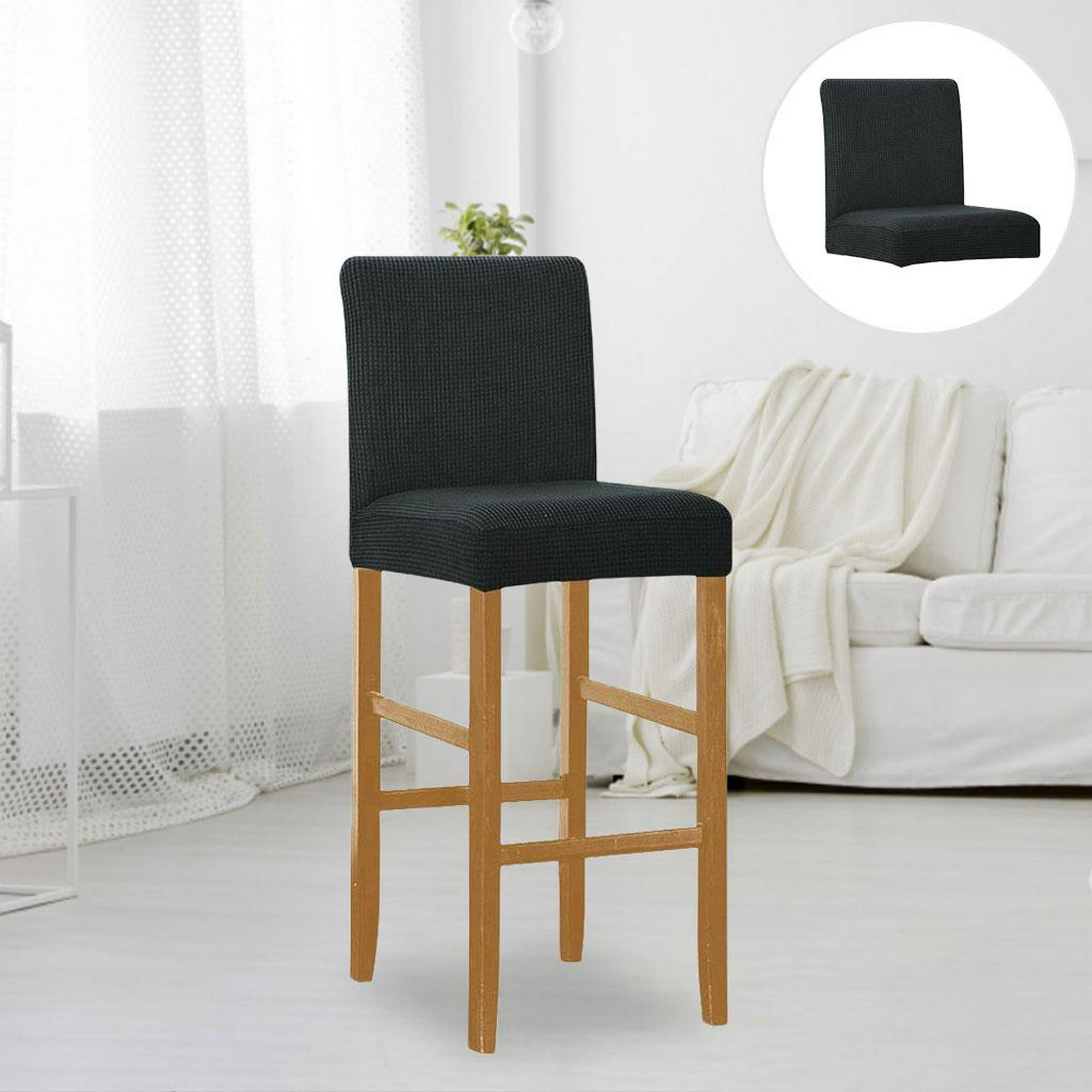  Funda de silla impresa de moda para comedor Hotel a prueba de  polvo Fundas elásticas para sillas Protector de muebles extraíble : Hogar y  Cocina