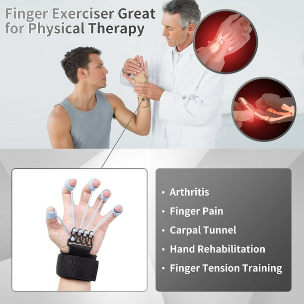 Ejercitador de dedos, fortalecedor de manos, equipo de ejercicio