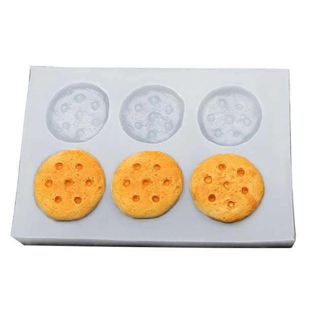 Molde Reposteria Silicon 6 Piezas Hornear Galletas Madalenas