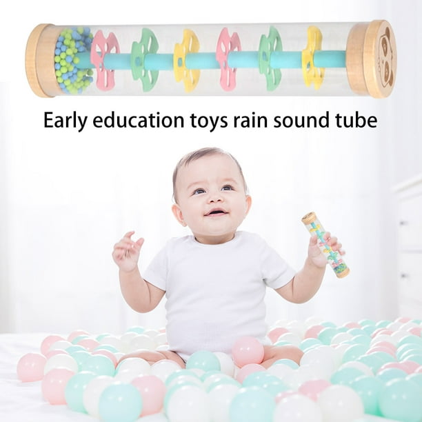 Chubasquero para niños con sonido de juguete Musical gota de lluvia Tmvgtek  palo de lluvia instrumento educativo