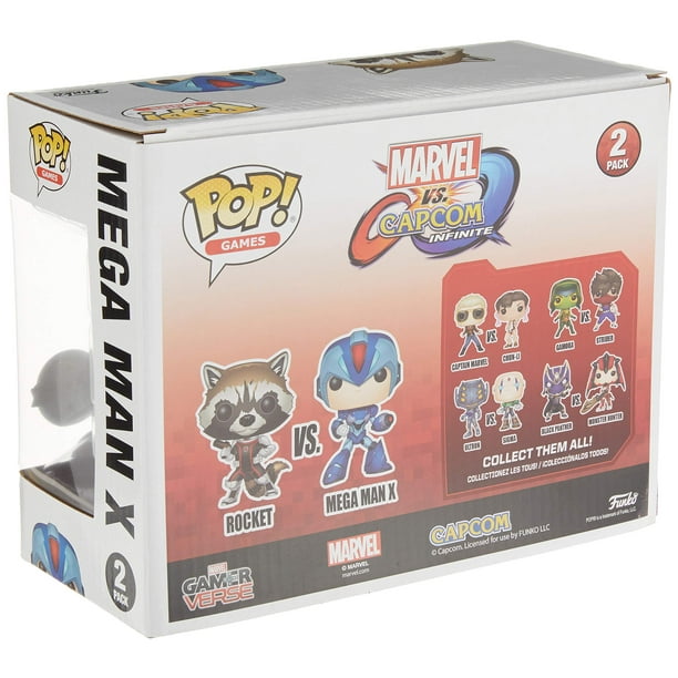 Best Buy: Funko Pop! Games Marvel vs. Capcom: Rocket vs. Mega Man X  (2-pack) Multi 22773