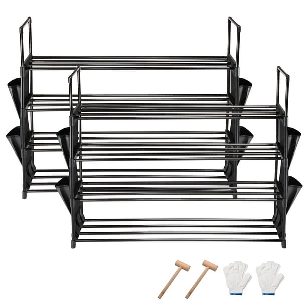 Yescom 3-Pair Boot Rack Metal Storage Organizer Home Closet Shoes Shelf  Sturdy Easy to Assemble 