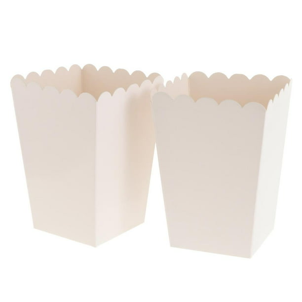 12 cajas de palomitas de maíz de color - Recipientes de papel para palomitas  de maíz, artículos de para d Yotijar Cajas de palomitas de maíz
