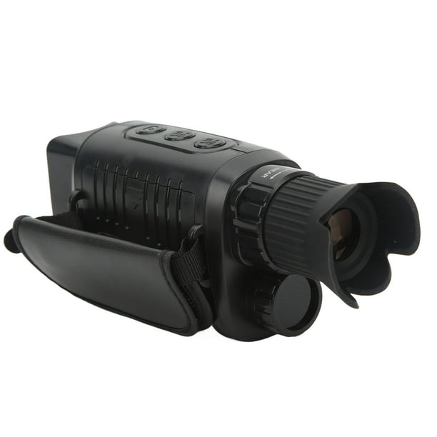 Gafas monoculares de visión nocturna, 1080P HD infrarrojo 5X zoom digital  telescopio de caza, monoculares de visión nocturna digital infrarroja para