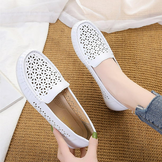 Comprar Zapatos cómodos para mujer Mocasines Casual Pisos Simple  Transpirable Suela Suave Zapatos para caminar
