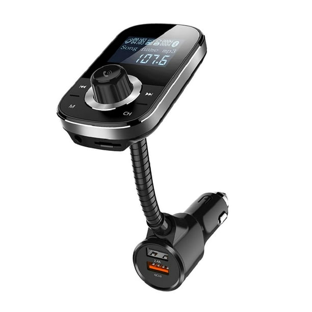 Transmisor de FM Bluetooth Para Carro Auto Radio Aux Manos Libres Adaptador