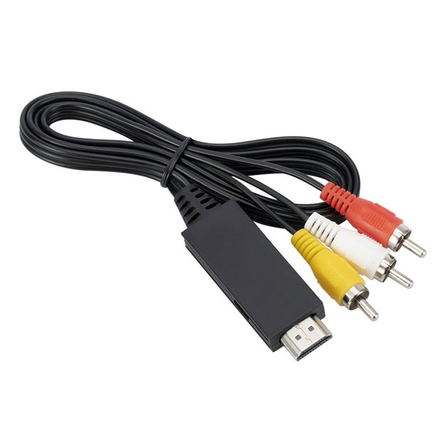 Cable adaptador convertidor de 1 m compatible con HDMI a RCA AV para  sistema de cine en casa Likrtyny Para estrenar