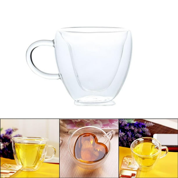 Tazas Café Cristal Liso Lima 3 Un