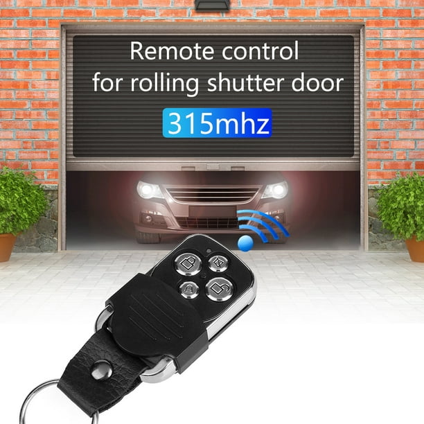Duplicador de abridor de puerta de garaje, mando a distancia de 4 teclas,  315/433 Mhz, 433 MHZ, clonación de código de coche