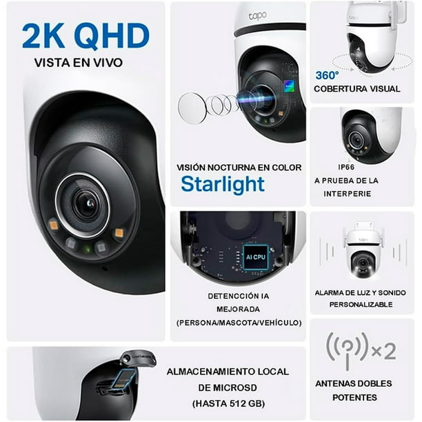 Camara Vigilancia Wifi TP-LINK TAPO C500 exterior Full HD Giro 360