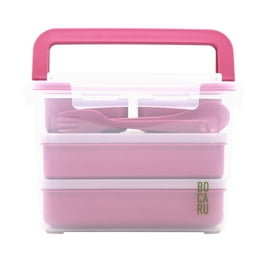 LONCHERA+TUPPERS+CUBIERTOS. 18 PIEZAS. PORCIONES IDEALES PARA NIÑOS DE 5 A  12. BIODEGRADABLE BOCARU BENTO BOX FOR KIDS