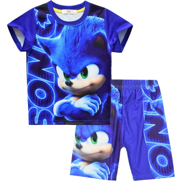 Disfraces de Sonic The Hedgehog para niños y niñas, Cosplay de dibujos  animados para Halloween, pijamas de una pieza para el hogar, Kawaii -  AliExpress