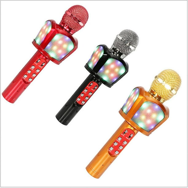 Máquina de karaoke para niños con 2 micrófonos para niños pequeños cantando  juguetes Bluetooth para niños, máquina de canto de karaoke, grabación