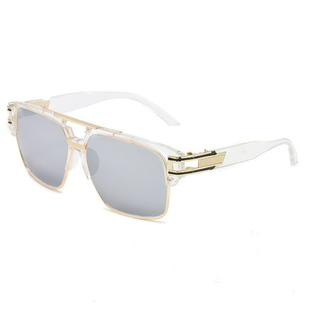 Gafas de sol clásicas de lujo para hombre, gafas de sol de marca de  Glamour, gafas de sol para mujer con espejo, gafas de diseñador cuadradas  Retro Fivean unisex